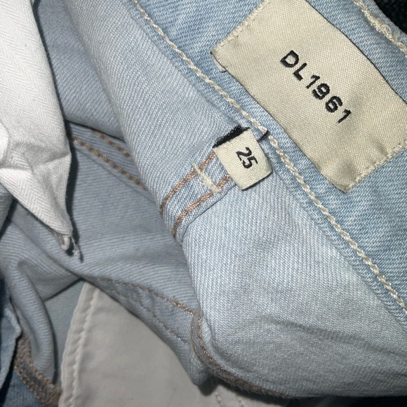 DL1961 Hepburn Sky Blue Flare Jeans - Picture 5 of 9